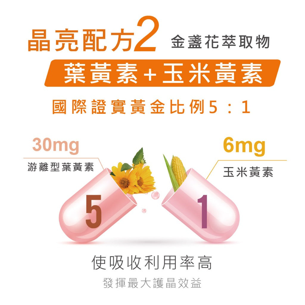 【MedBIO美百優】葉黃素+木鱉果+蝦紅素膠囊 30粒/包
