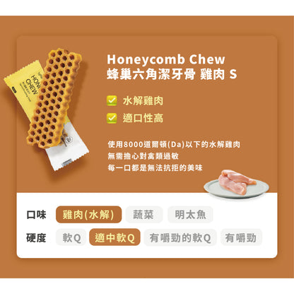 【Honeycomb Chew】狗狗蜂巢六角潔牙骨 狗潔牙棒 韓國製造