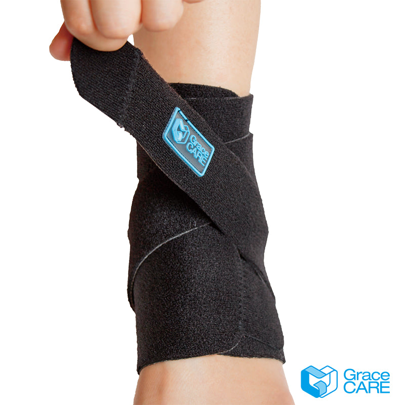 【Grace CARE】竹炭護具護踝 加強型/輕薄型 台灣製造 八字纏繞 穩固包覆 舒適服貼