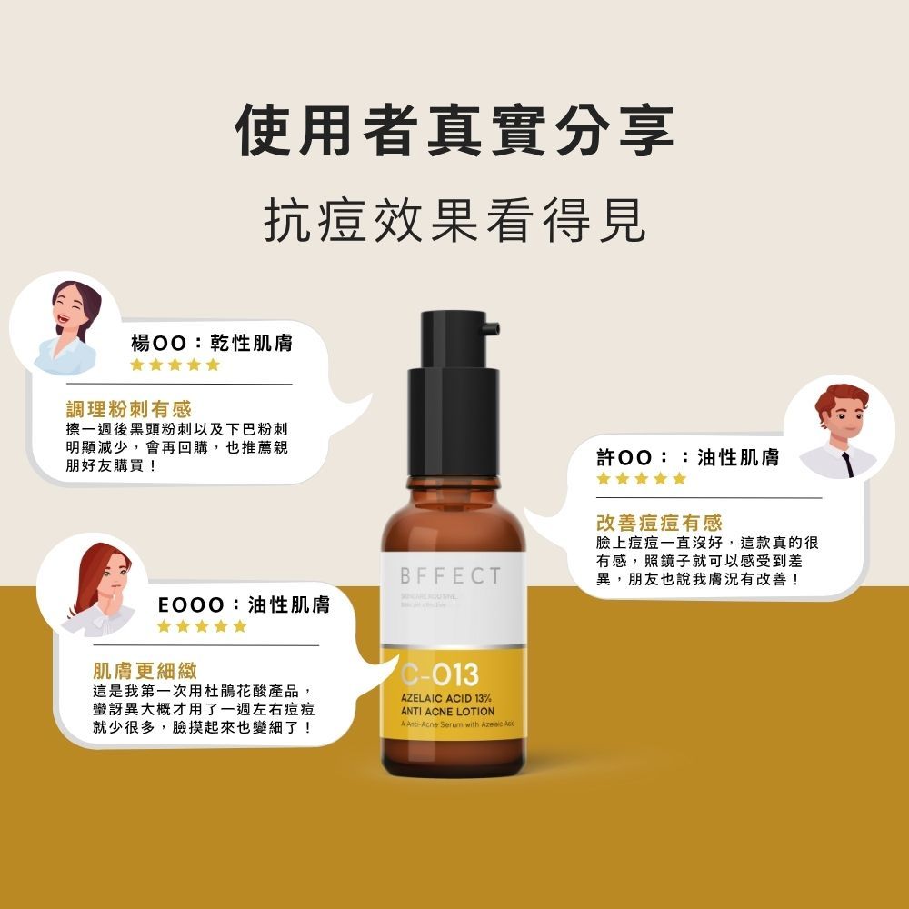 【BFFECT】小橘管-13%杜鵑花酸抗痘精華乳 30ml/盒