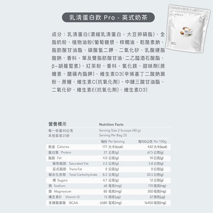 【Body Goals】多效乳清蛋白飲 1KG/袋 多效豌豆蛋白飲 PRO系列 高蛋白質 BCAA 健身補給