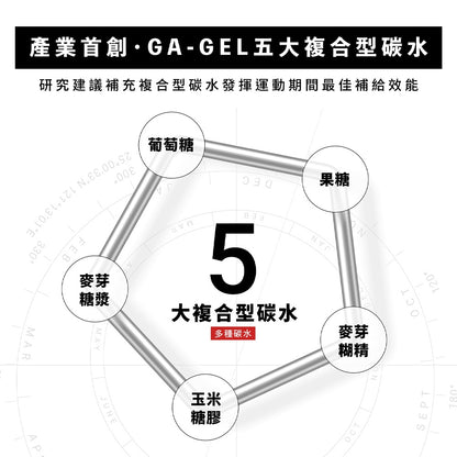 【GA黃金甲】4號太空能量膠 10包/盒 GA GEL 三鐵 馬拉松 指定補給 運動補給 能量補給