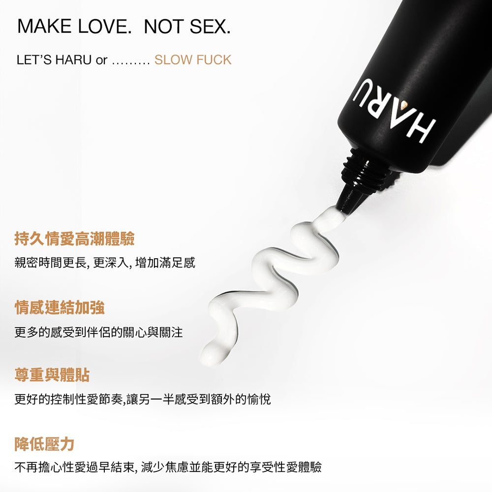 【HARU含春】SLOW FxxK 慢慢愛男性機能乳膏 20mL/盒 大麻籽油 巴西千日菊萃取 私密保養