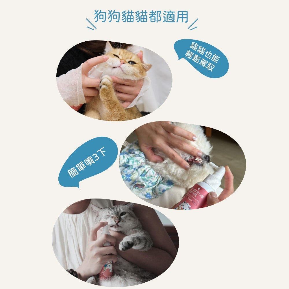 【小小毛孩】寵物酵素口腔除臭噴霧 清新果香 120ml/瓶 柿子萃取 溫和植萃 口氣清新 犬貓適用