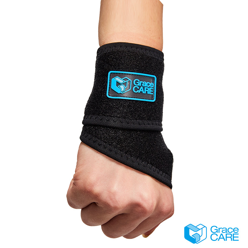 【Grace CARE】竹炭護具護腕 套指型/加強型 1入/盒 台灣製造 雙手適用 舒適透氣 運動護具