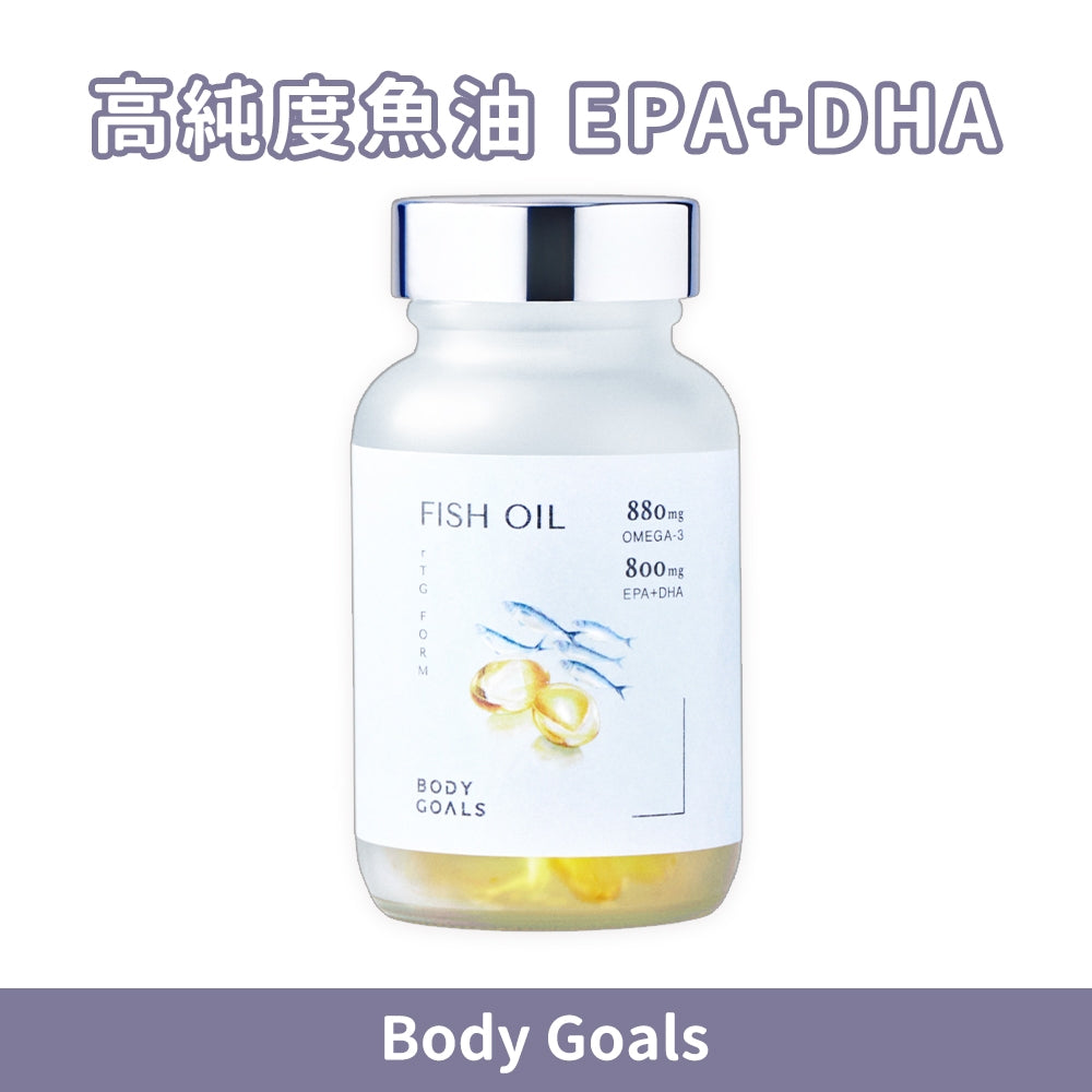 【Body Goals】頂級魚油膠囊 60顆/瓶 rTG型Omega-3 IFOS五星認證 小顆易吞