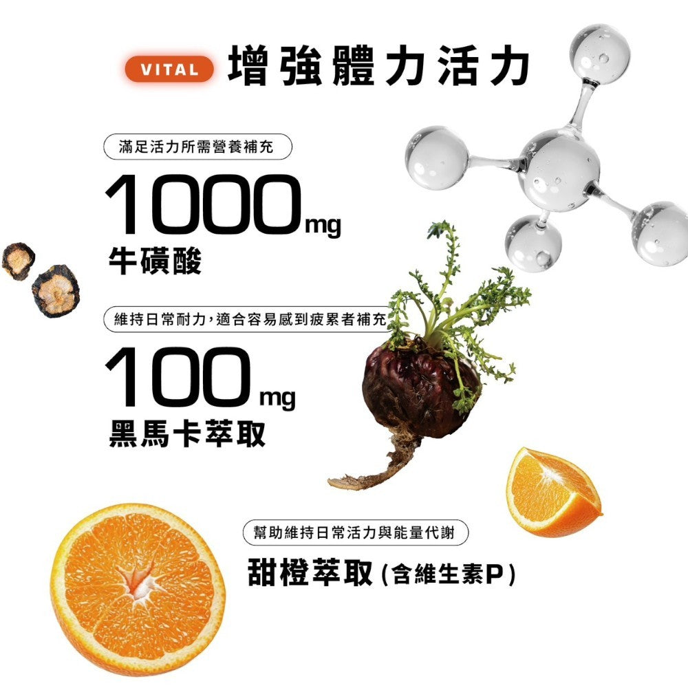 【GA黃金甲】維生素果凍 21包/盒 12種維生素+魚油複方 9種礦物質 黑瑪卡 牛磺酸 運動補給 提升活力