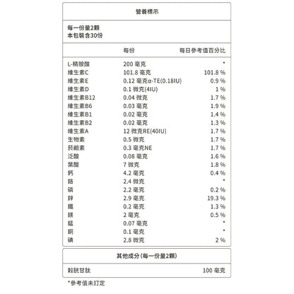 【GA黃金甲】｜盛｜明日活力定 60顆/盒 植物萃取 維生素礦物複方 營養補給 活力日常保養 台灣製造