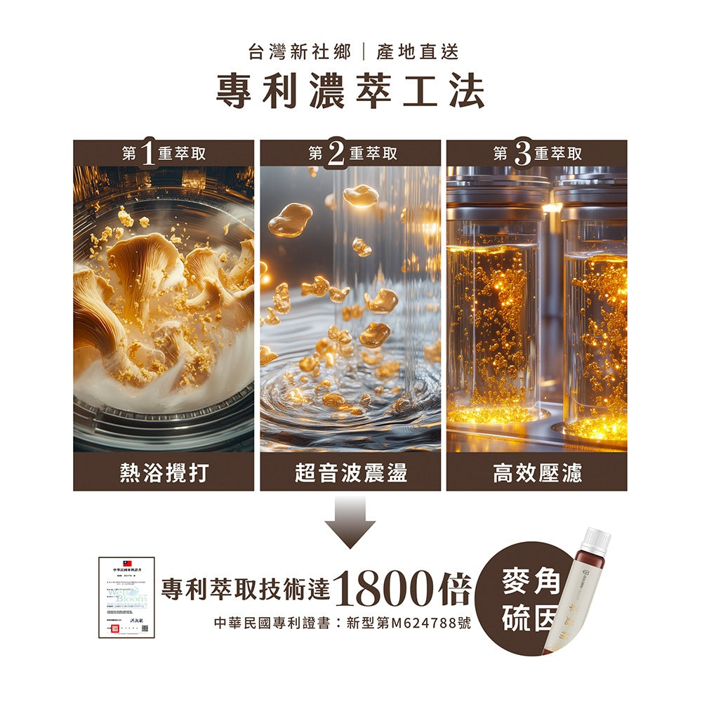 【GA黃金甲】萃菇精 10瓶/盒 全素食 熟齡保健 思緒敏捷 滋補強身 送禮禮盒 長輩送禮 包裝精美