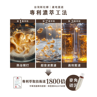 【GA黃金甲】萃菇精 10瓶/盒 全素食 熟齡保健 思緒敏捷 滋補強身 送禮禮盒 長輩送禮 包裝精美