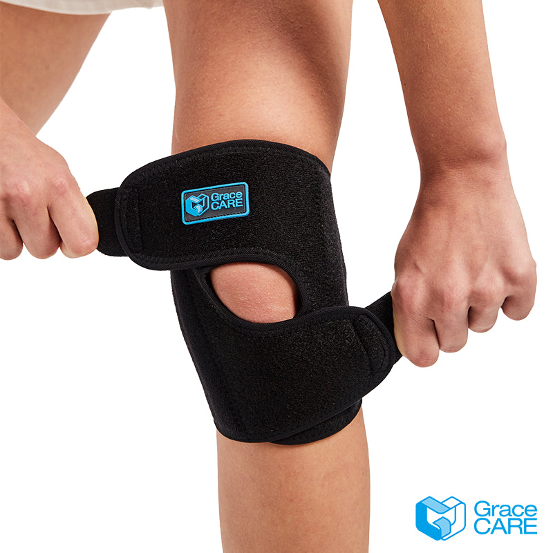 【Grace CARE】竹炭護具調整式護膝 GC-KB222 1入/盒 台灣製造 矽膠墊 彈簧支撐 透氣網布