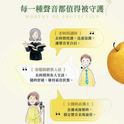 【8more】銀耳燉梨潤喉膏 15包/盒 白木耳 7倍鮮梨萃取 綠蜂膠 枇杷葉 羅漢果 生津止渴 潤澤舒暢