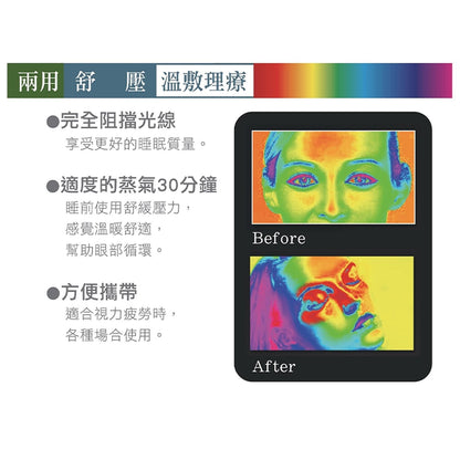 【晶晏】石墨烯熱敷眼罩 USB供電 恆溫熱敷 三段溫控 遠紅外線 疲勞舒緩 輕巧便攜 睡前午休好幫手