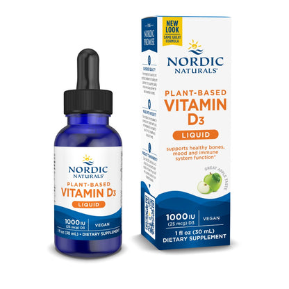 【Nordic Naturals北歐天然】維根D液體維生素D3 30ml/瓶 植物來源 全素可用 原廠公司貨