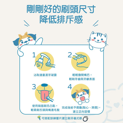 【小小毛孩】寵物360度全方位牙刷 1入 PBT超柔軟刷毛 360度清潔 啃咬潔牙 刷牙神器 寵物牙刷