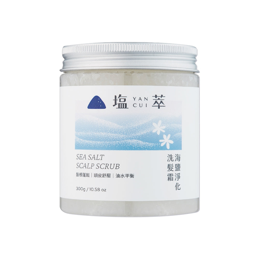 【塩萃】海鹽淨化洗髮霜 300g/罐 深層潔淨 舒壓