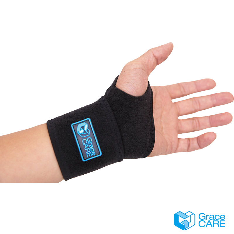 【Grace CARE】竹炭護具護腕 套指型/加強型 1入/盒 台灣製造 雙手適用 舒適透氣 運動護具