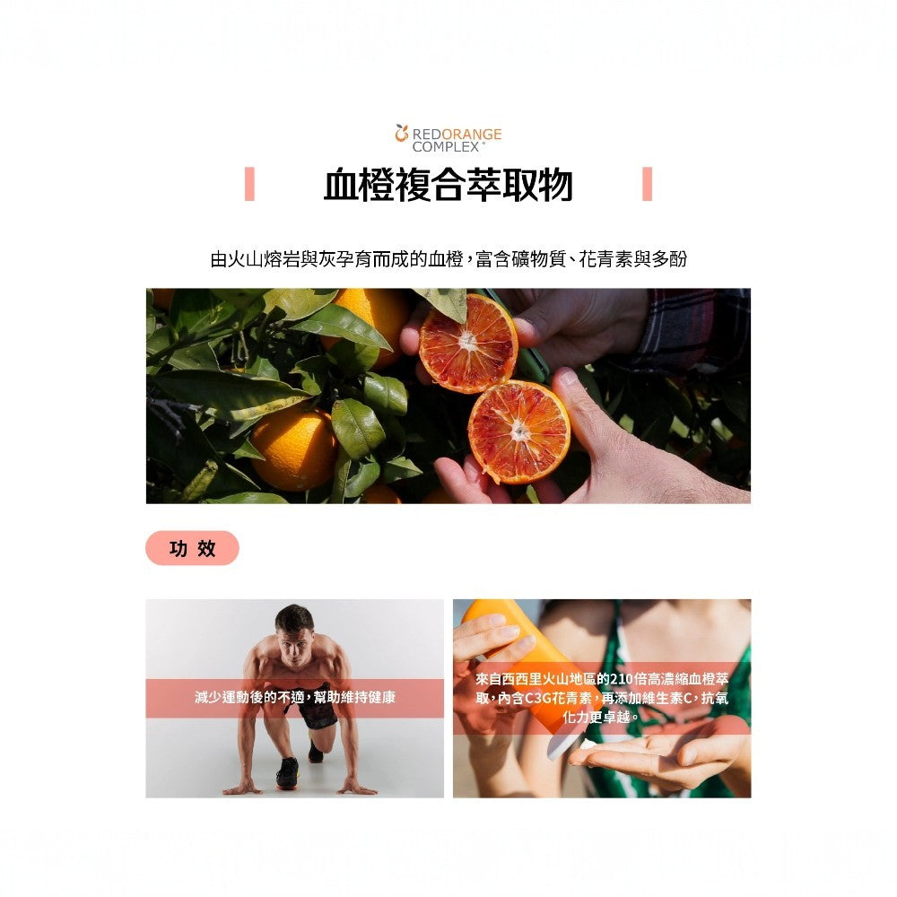 【Betery】血橙+鐵複方膠囊 60顆/袋 運動表現 營養補給 紅潤好氣色 血橙複合萃取 甘胺酸亞鐵
