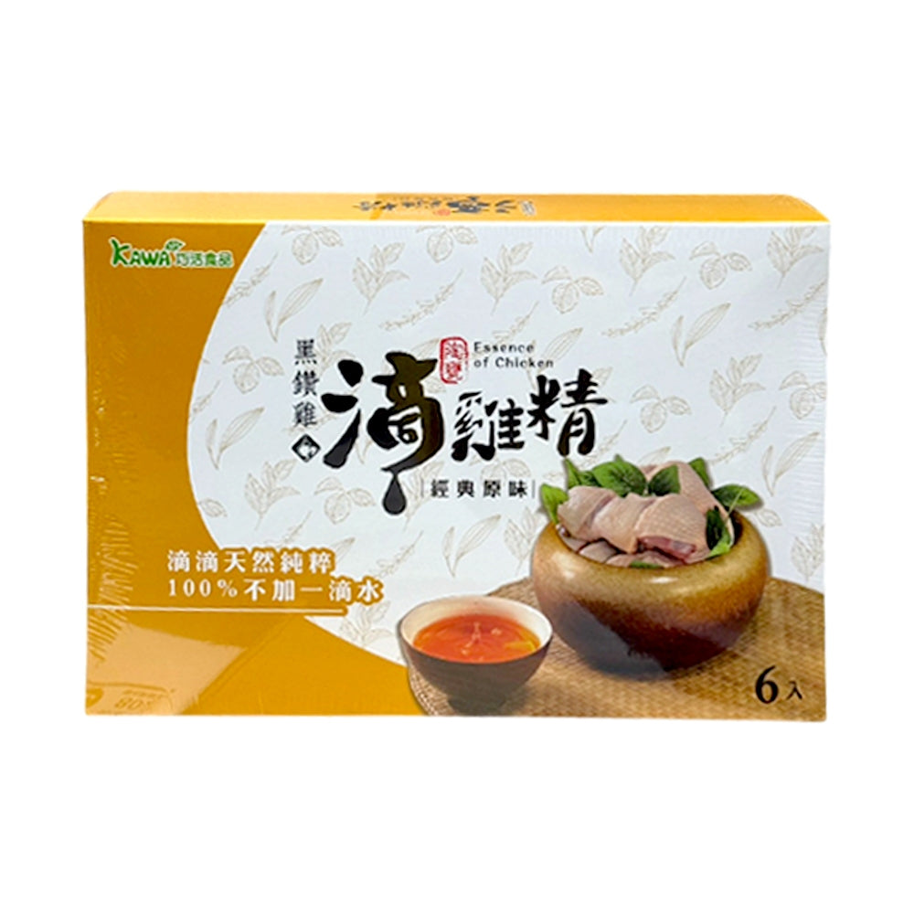 【KAWA巧活食品】黑鑽雞滴雞精禮盒 6包/盒 嚴選黑羽土雞 古法陶窯滴煉 補充營養 獨立包裝