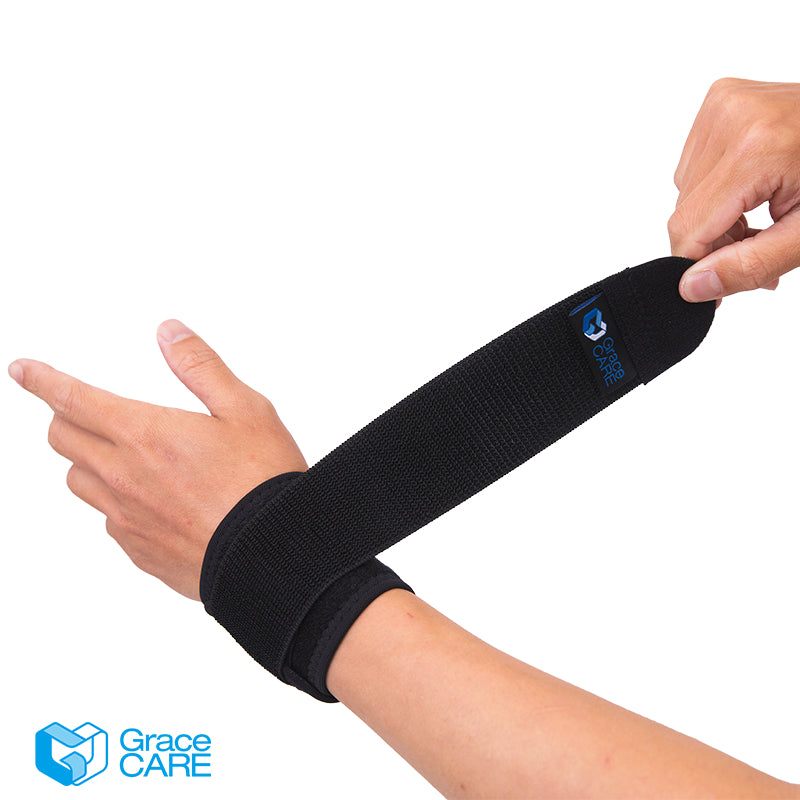 【Grace CARE】竹炭護具護腕 套指型/加強型 1入/盒 台灣製造 雙手適用 舒適透氣 運動護具