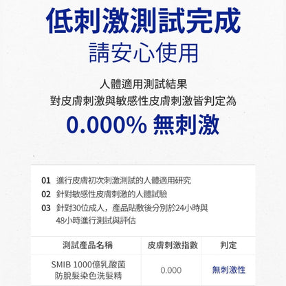 【SMIB】1000億乳酸菌染色洗髮精 200ml/盒 柔霧黑 自然棕 專利乳酸菌胜肽 溫和遮白 滋養頭皮