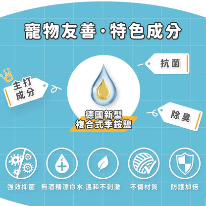 【依鈦Aether】抗菌防滿地板清潔劑 500ml/瓶 寵物友善 無香精 寵物嬰幼兒家庭必備 適用掃拖機器人
