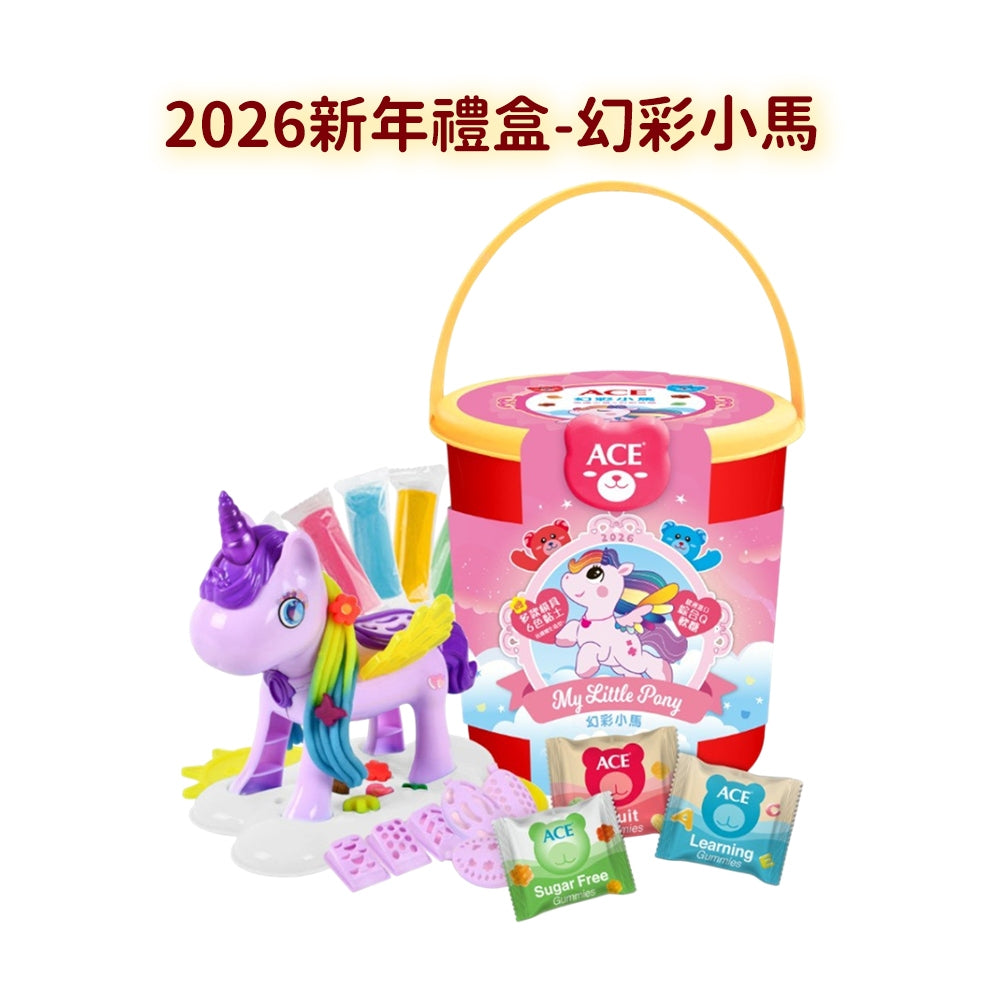 【ACE】2026新年禮盒 騰雲泡泡 附煙霧泡泡槍組 比利時進口 5大零添加