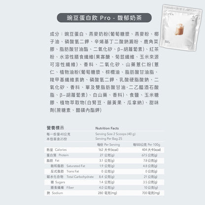 【Body Goals】多效乳清蛋白飲 1KG/袋 多效豌豆蛋白飲 PRO系列 高蛋白質 BCAA 健身補給