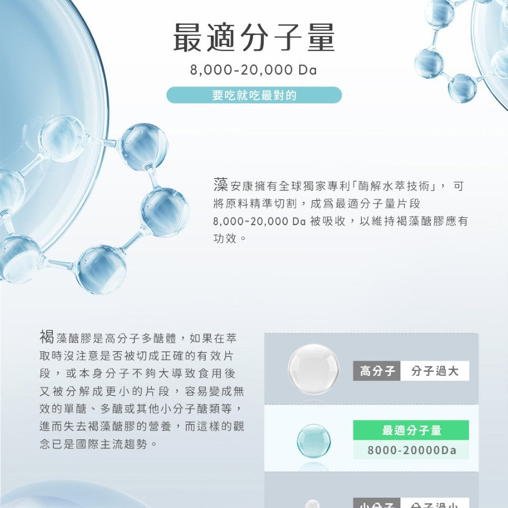 【優尼康】藻安康褐藻醣膠膠囊 30顆/盒 85%高純度 黃金比例木寡糖 專利酶解 輕鬆有感 安心滋補