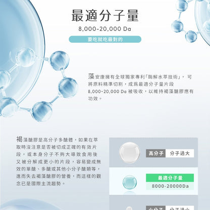 【優尼康】藻安康褐藻醣膠膠囊 30顆/盒 85%高純度 黃金比例木寡糖 專利酶解 輕鬆有感 安心滋補