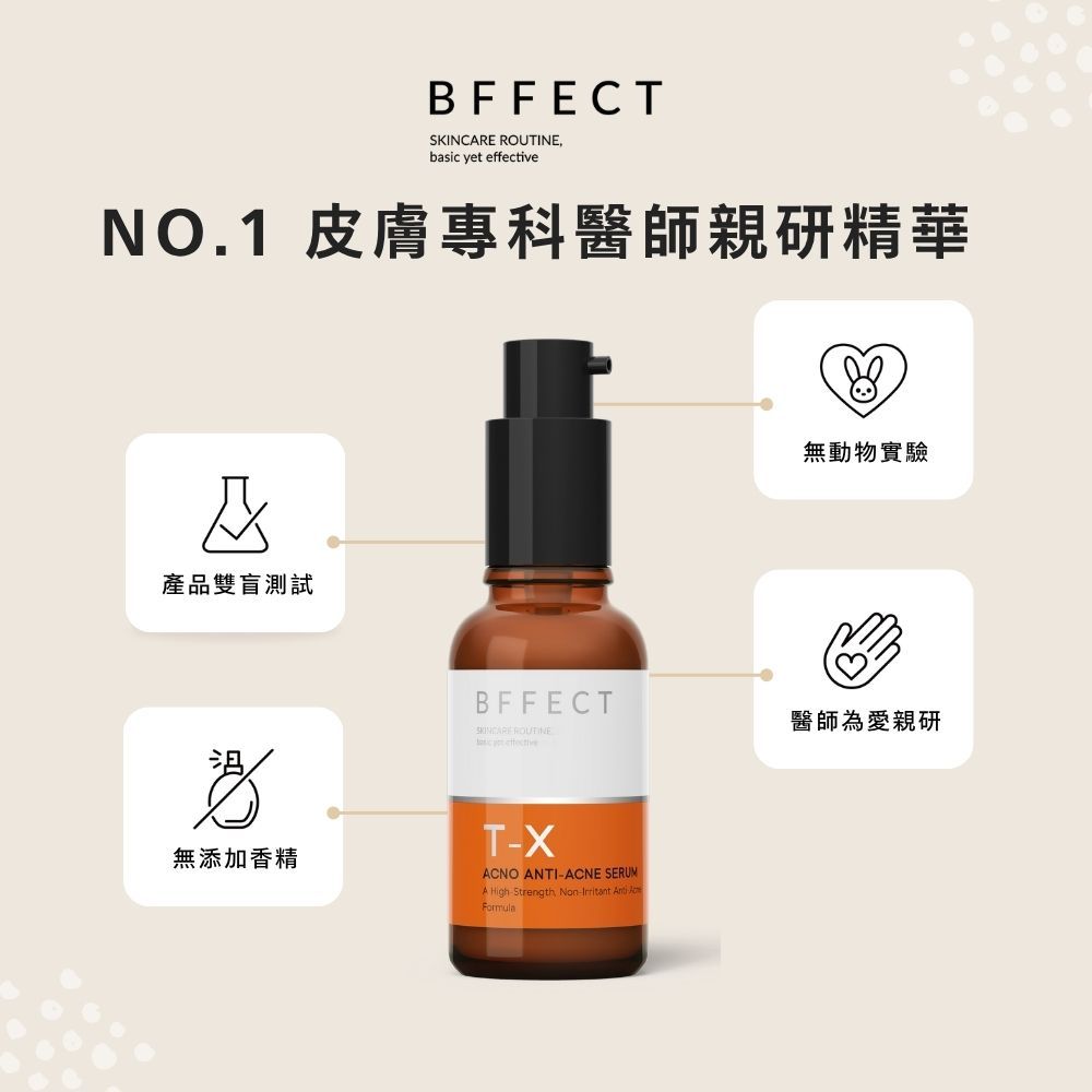 【BFFECT】戰痘瓶-Acno敏感肌抗痘精華 30ml/盒