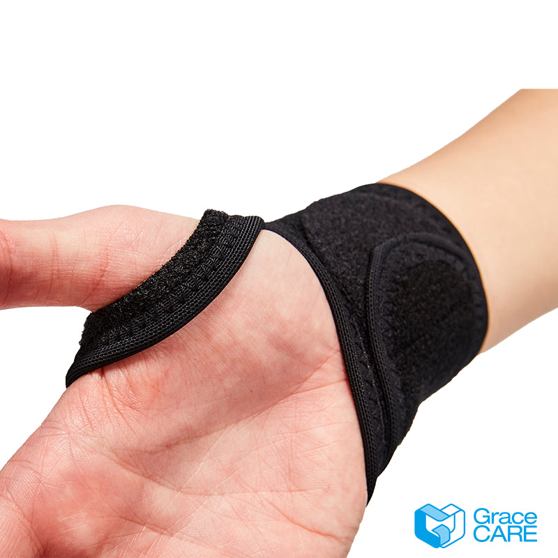 【Grace CARE】竹炭護具護腕 套指型/加強型 1入/盒 台灣製造 雙手適用 舒適透氣 運動護具