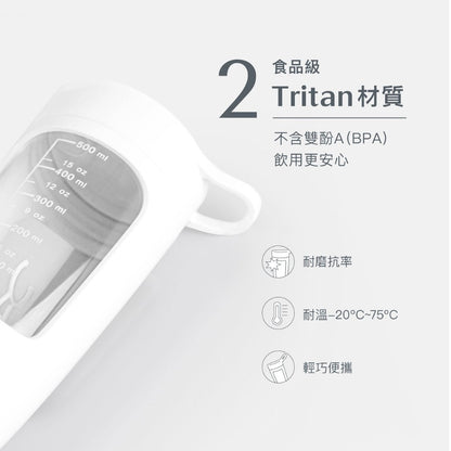 【Body Goals】電動搖搖杯 650ml 石耀黑 經典白 Tritan 密封防漏 USB充電 隨行杯