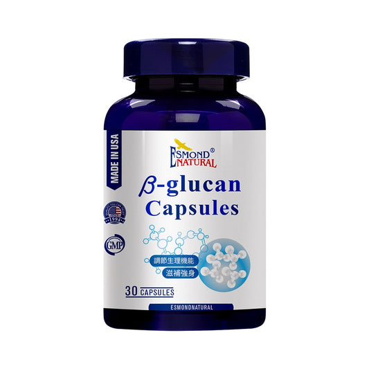 【愛司盟】β-聚葡萄糖膠囊 30顆/瓶 每顆500mg 啤酒酵母萃取 全素可食 調整體質 增強體能
