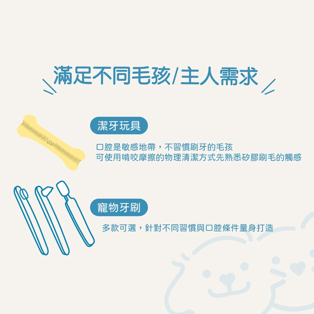 【小小毛孩】寵物臼齒軟毛牙刷 1入 PBT超柔軟刷毛 迷你刷頭 深入後排 潔牙無死角 新手推薦 犬貓適用
