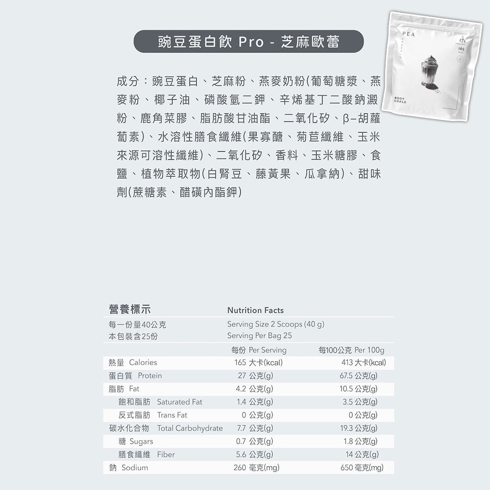 【Body Goals】多效乳清蛋白飲 1KG/袋 多效豌豆蛋白飲 PRO系列 高蛋白質 BCAA 健身補給