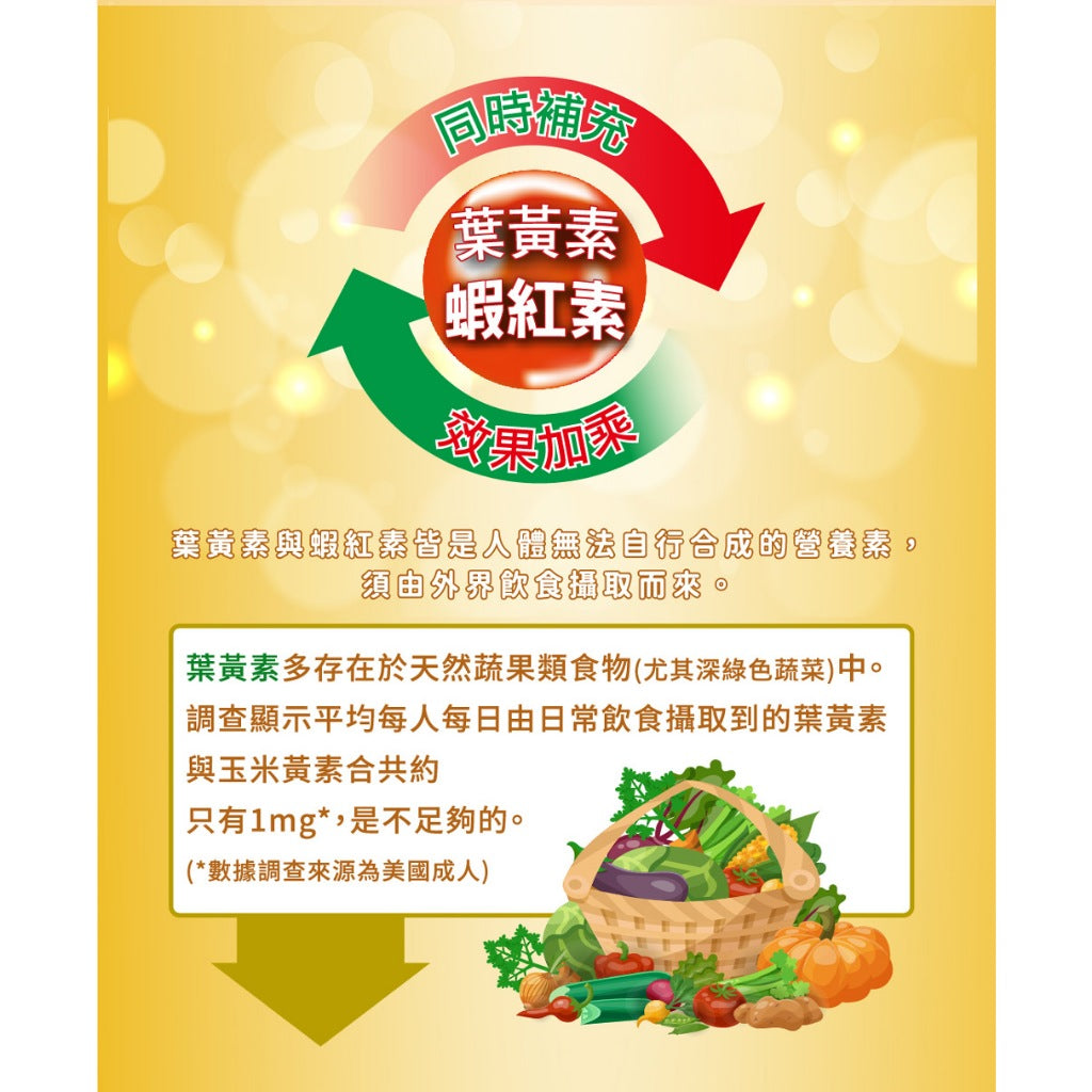 【三多】金盞花葉黃素Plus蝦紅素軟膠囊 50粒/盒 葉黃素+蝦紅素+DHA複方 日常營養補給 三多葉黃素