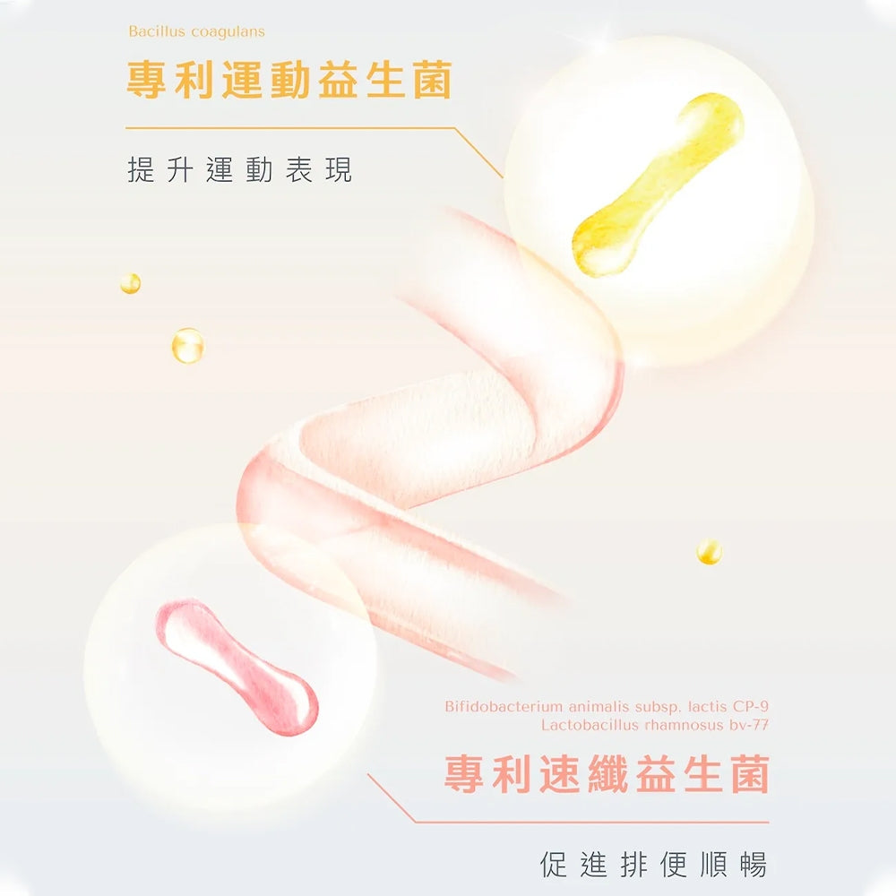 【Body Goals】300億速纖益生菌 30包/盒 雙專利菌種 膳食纖維 消化輔助 維持菌叢健康