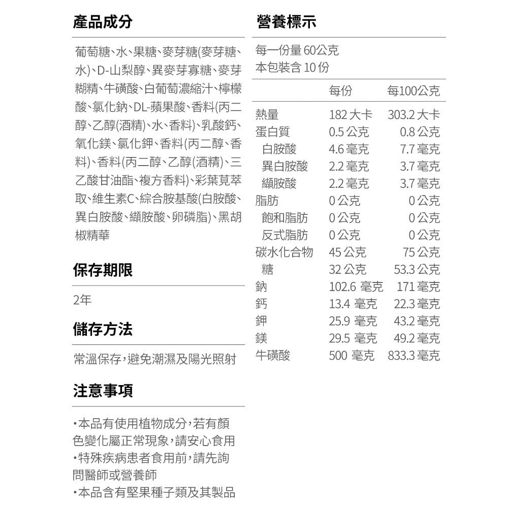 【GA黃金甲】｜GA GEL｜Ultra能量膠 10包/盒 慢碳配方 BCAA 4大電解質 運動補給 馬拉松
