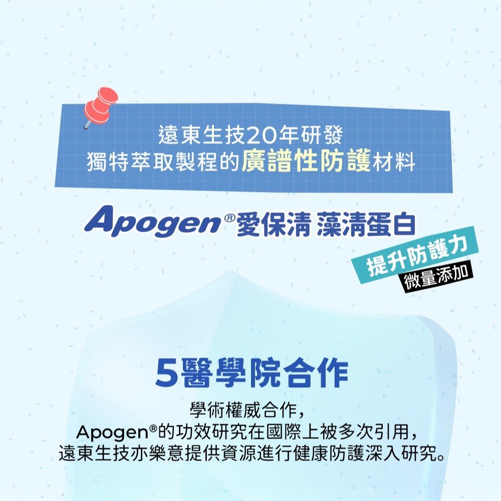 【遠東生技】Apogen清流舒喉薄荷錠 20錠/包 無糖藍莓 專利藻精蛋白 清涼潤喉 舒緩保護