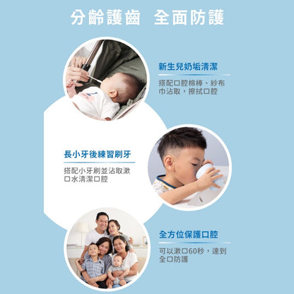 【oh care 歐克威爾】兒童漱口水 350ml/瓶 0歲適用 溫和不嗆辣 抗菌胜肽 兒童潔牙 台灣製造