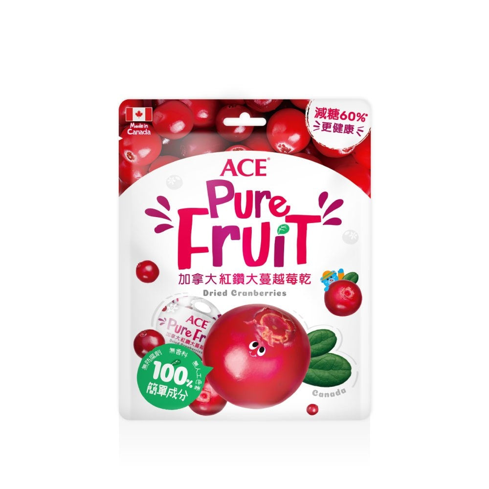 【ACE】果乾系列 美國櫻桃乾/法國蜜棗乾/加拿大蔓越莓乾 無添加 原廠公司貨