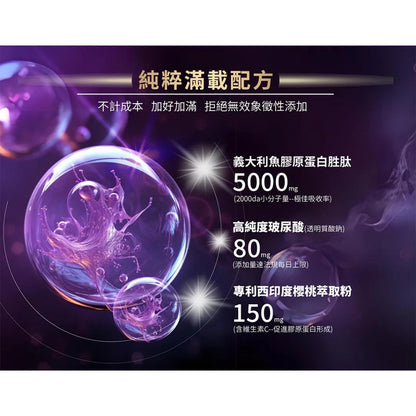 【日日生醫】QQ Drink 玻玻膠原飲 15條/盒 膠原蛋白5000mg 頂標玻尿酸 維他命C 青春美麗