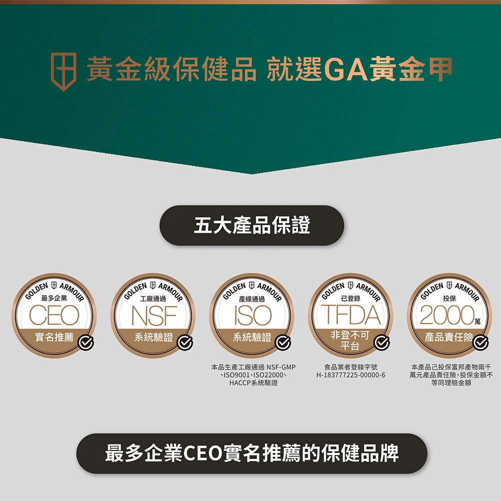 【GA黃金甲】｜盛｜明日活力定 60顆/盒 植物萃取 維生素礦物複方 營養補給 活力日常保養 台灣製造