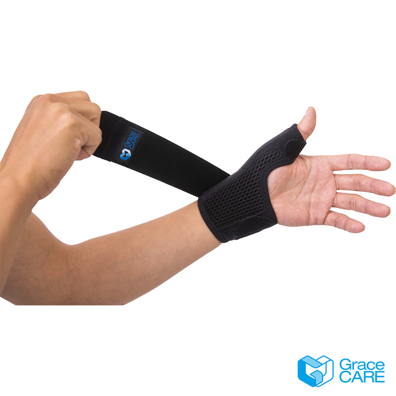 【Grace CARE】媽媽手調整式護具護腕 GC-WS223 1入 台灣製造 透氣尼龍 固定鋁板 舒適包覆