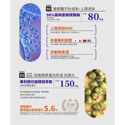 【日日生醫】QQ Drink 玻玻膠原飲 15條/盒 膠原蛋白5000mg 頂標玻尿酸 維他命C 青春美麗