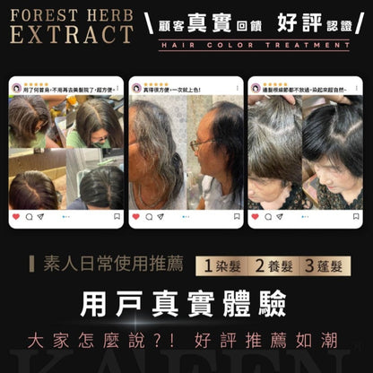 【KAFEN卡氛】何首烏染髮膏 Plus+升級版 400ml/盒 白髮專用 溫和無刺鼻配方 染髮劑 染髮膏