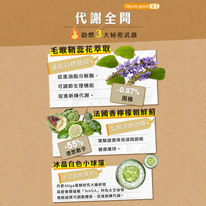 【沃爾司】食事安心-油擊手膠囊 30顆/盒 複方植萃配方 甲殼素 酵素 餐前補充 外食聚餐 輕盈管理