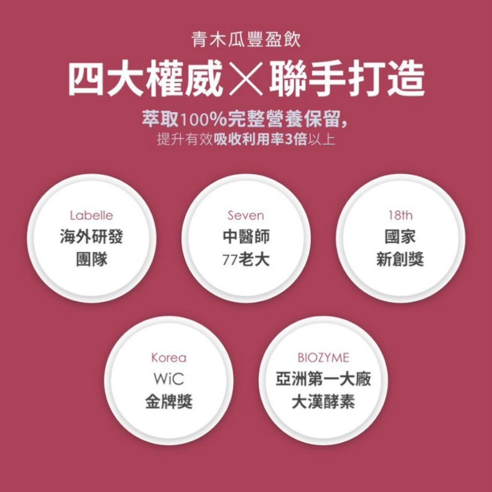 【Labe拉蓓】青木瓜豐盈飲 10條/盒 專利膠原蛋白 蔓越莓 養顏美容 自信光采 女性保養 青木瓜飲
