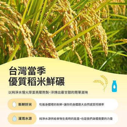 【掌生穀粒】糜咕熬米湯 12瓶/箱 霧峰益全香米 100%無添加 溫潤滋補 寶寶副食品 銀髮族補品 養生即飲